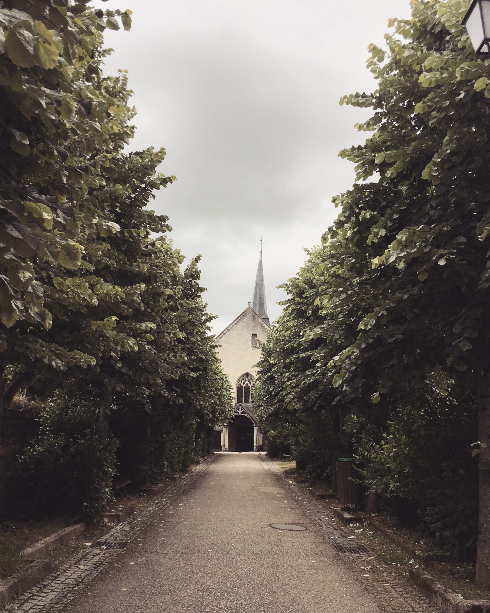 countryside church, loire valley