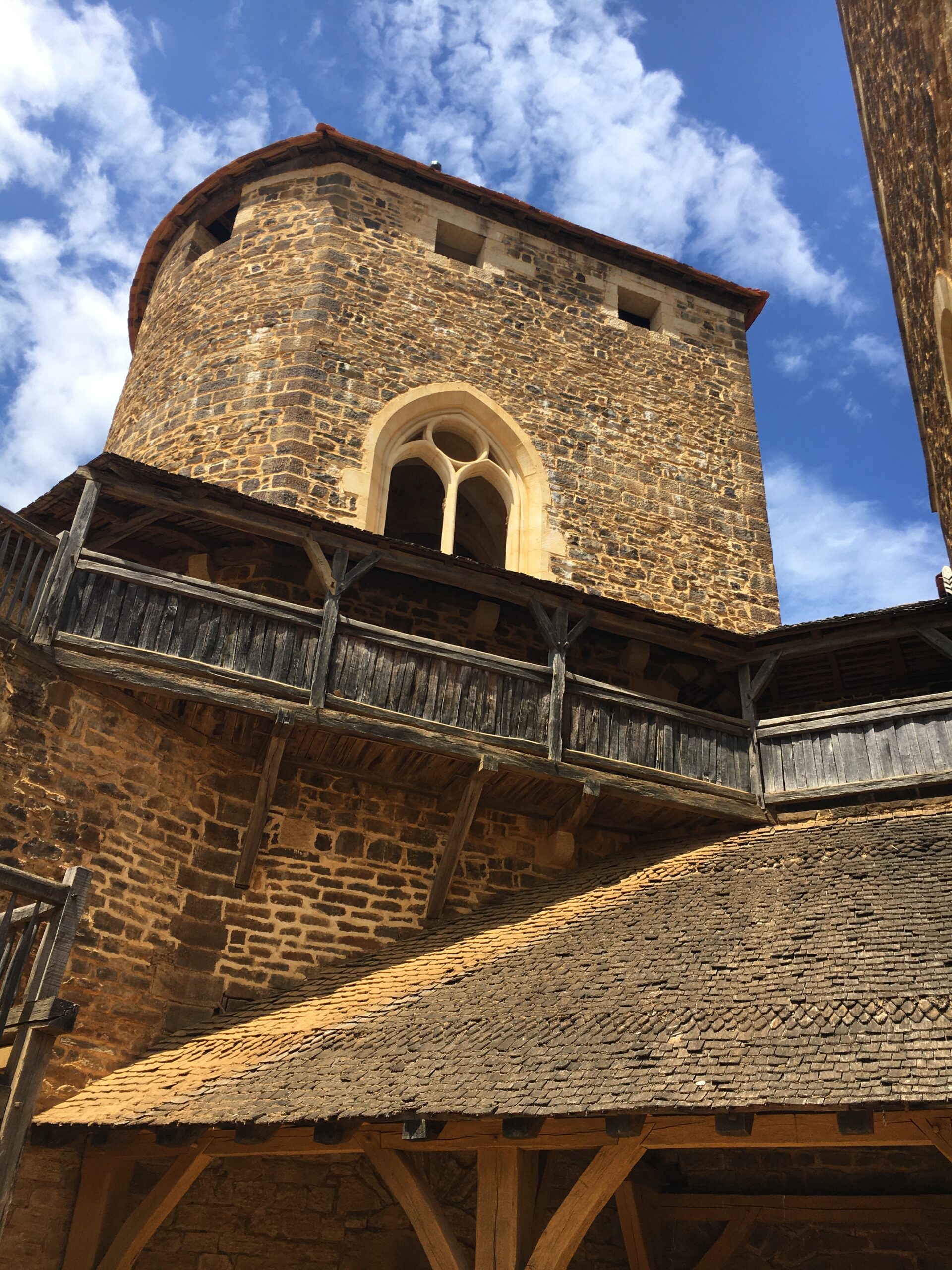 photograph of modern building of a medieval castle