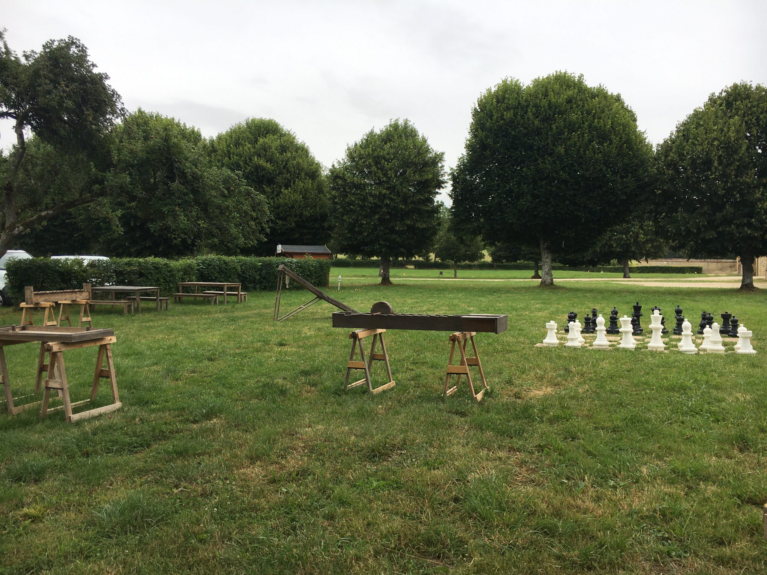 Chateau de vaux outdoor games area